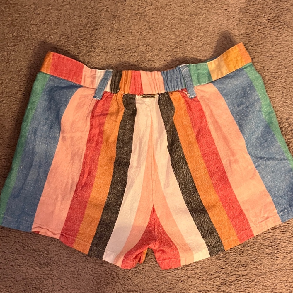 Billabong Multicolor Striped Women’s Shorts - Picture 2 of 12